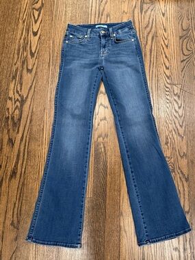 7 For All Mankind Dark Blue Flare Jeans